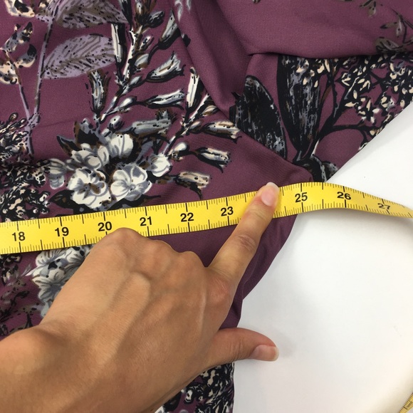 Torrid Purple Floral Kimono Style Blouse 2X - Picture 5 of 8